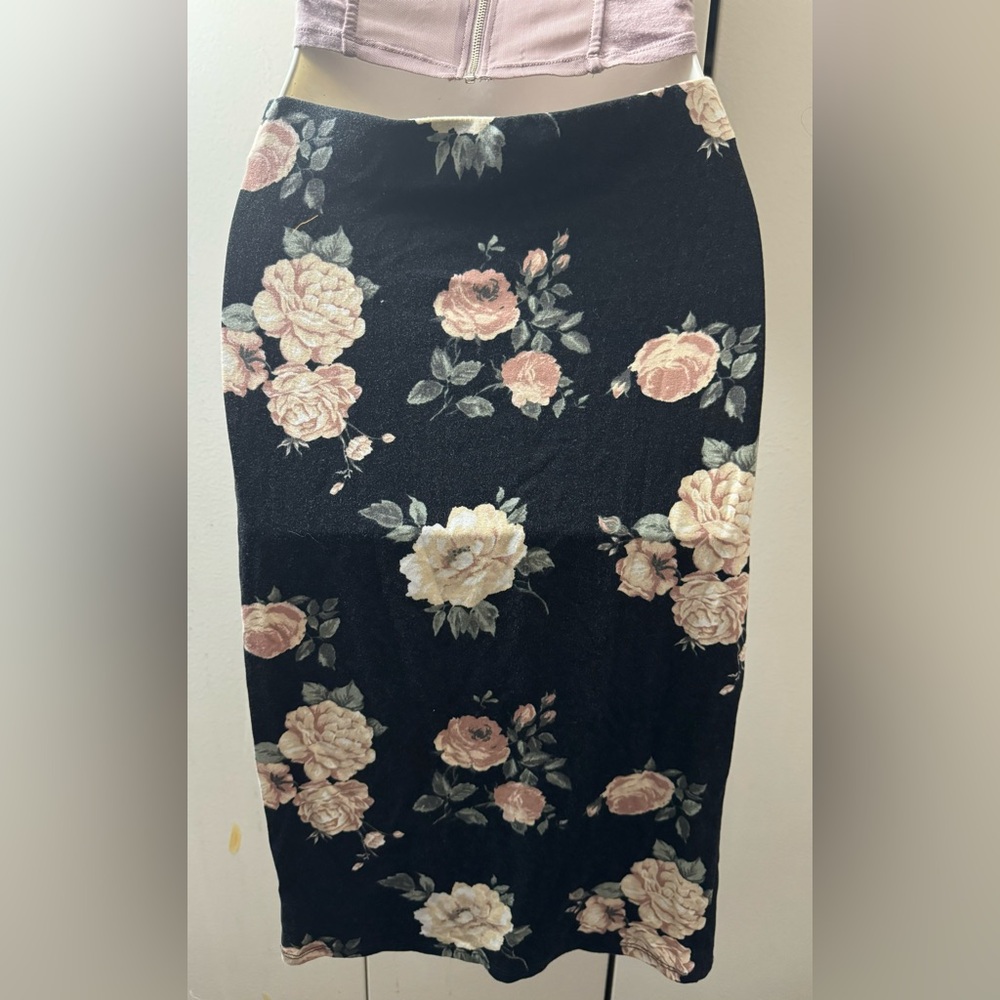Flower Pencil Skirt